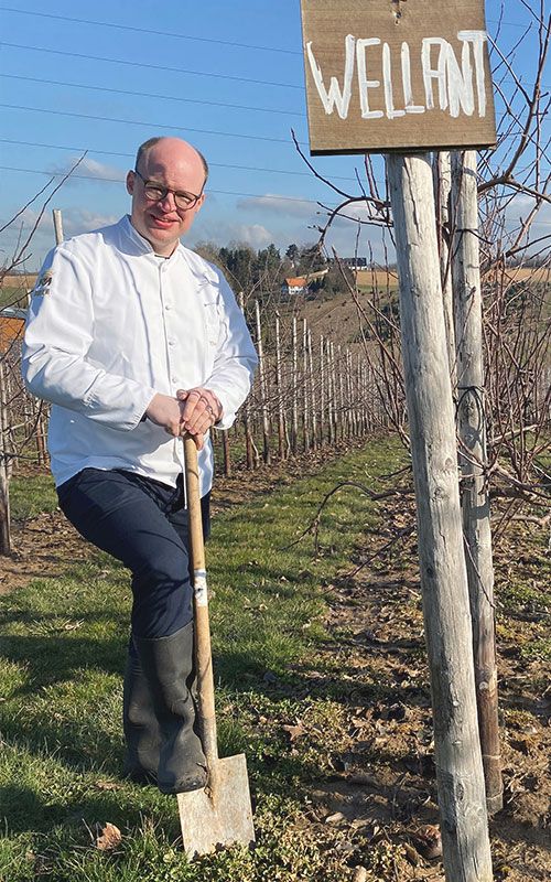 Executive Chef, Phillip Ferber in Gut Diepensiepen Farm