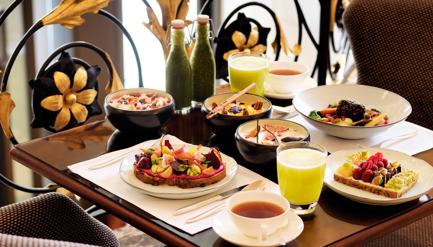 Breakfast Table at Breidenbacher Hof Duesseldorf